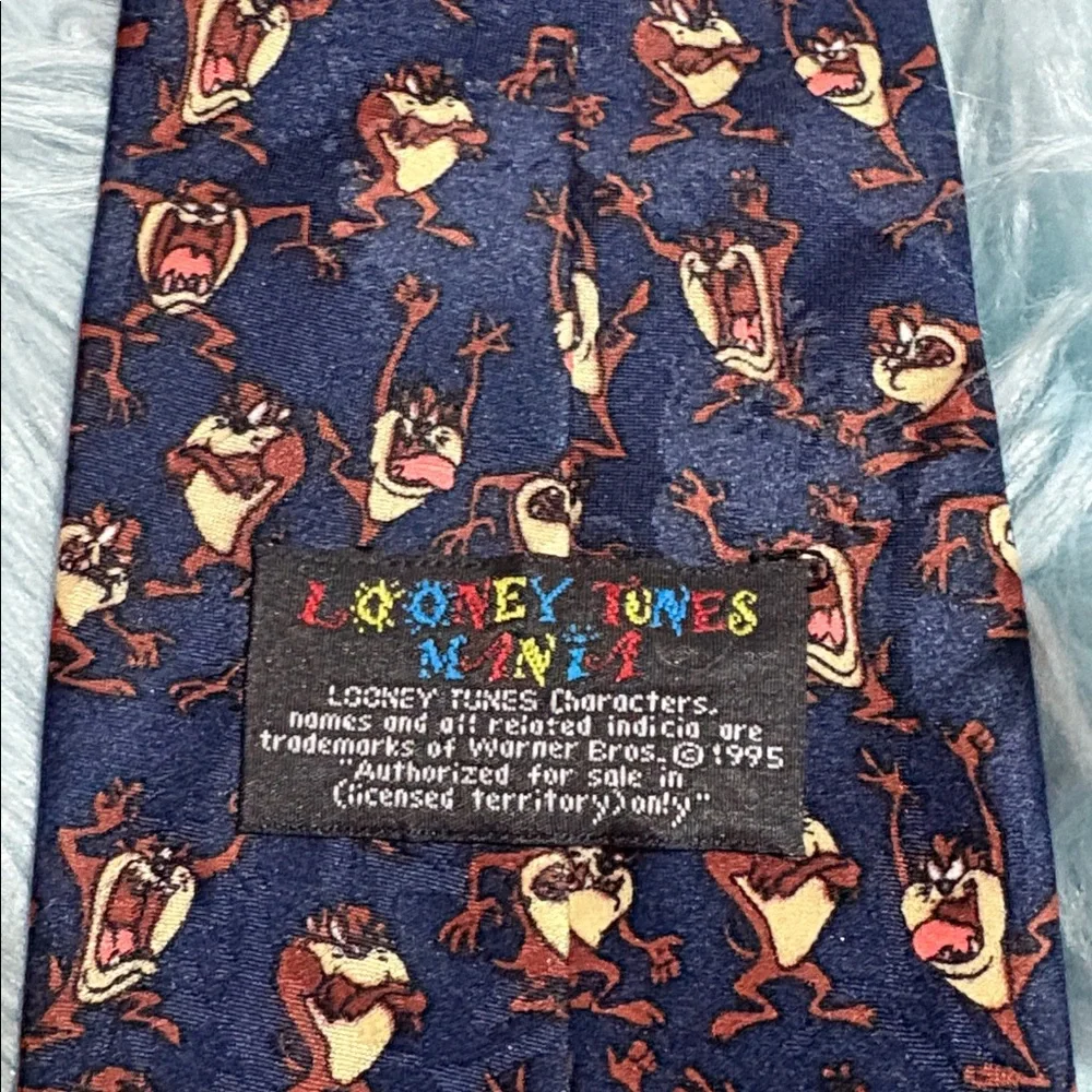 Vintage ‘90’s Looney Tunes Tasmanian Devil Navy Tie
